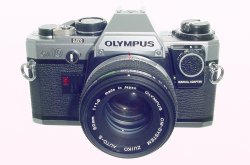 Olympus OM10 35mm Film SLR Manual Camera with Olympus 50/1.8 Zuiko Lens + MA