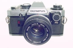 Olympus OM10 35mm Film SLR Manual Camera with Olympus 50/1.8 Zuiko Lens + MA