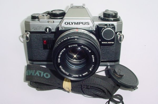 Olympus OM10 35mm Film SLR Manual Camera with Olympus 50/1.8 Zuiko Lens