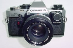 Olympus OM10 35mm Film SLR Manual Camera with Olympus 50/1.8 Zuiko Lens
