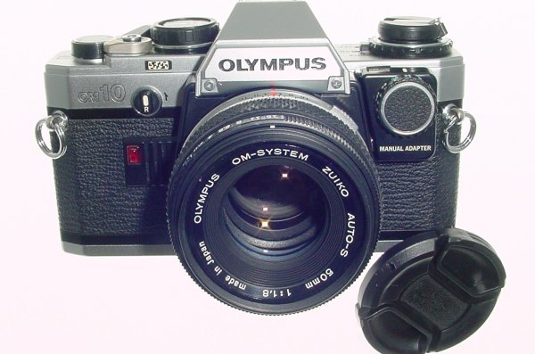 Olympus OM10 35mm Film SLR Manual Camera with Olympus 50/1.8 Zuiko Lens