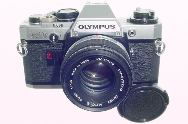 Olympus OM10 35mm Film SLR Manual Camera with Olympus 50/1.8 Zuiko Lens