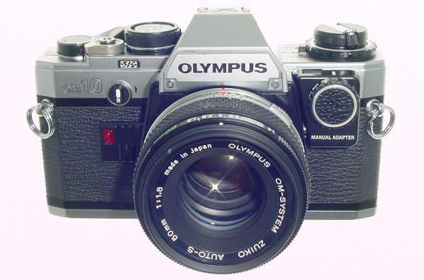 Olympus OM10 35mm Film SLR Manual Camera with Olympus 50/1.8 Zuiko Lens