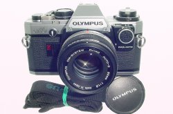 Olympus OM10 35mm Film SLR Manual Camera with Olympus 50/1.8 Zuiko Lens