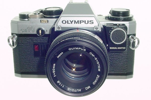 Olympus OM10 35mm Film SLR Manual Camera with Olympus 50/1.8 Zuiko Lens