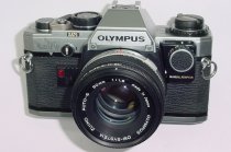 Olympus OM10 35mm Film SLR Manual Camera with Olympus 50/1.8 Zuiko Lens