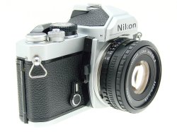 Nikon FM 35mm Film SLR Manual Camera + Nikon 50mm f/1.8 Series E AIs Lens