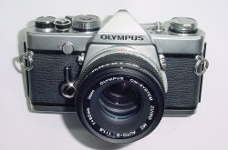 Olympus OM-1 MD 35mm Film SLR Manual Camera with Olympus 50/1.8 Zuiko Lens