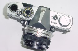 Olympus OM-1 MD 35mm Film SLR Manual Camera with Olympus 50/1.8 Zuiko Lens