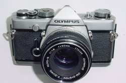 Olympus OM-1 MD 35mm Film SLR Manual Camera with Olympus 50/1.8 Zuiko Lens