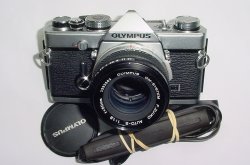 Olympus OM-1N MD 35mm Film SLR Manual Camera with Olympus 50/1.8 Zuiko Lens