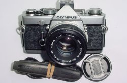 Olympus OM-1N MD 35mm Film SLR Manual Camera with Olympus 50/1.8 Zuiko Lens