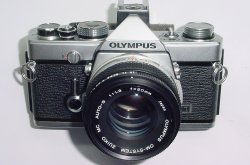 Olympus OM-1N MD 35mm Film SLR Manual Camera with Olympus 50/1.8 Zuiko Lens