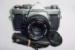 Olympus OM-1N MD 35mm Film SLR Manual Camera with Olympus 50/1.8 Zuiko Lens