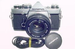 Olympus OM-1N MD 35mm Film SLR Manual Camera with Olympus 50/1.8 Zuiko Lens