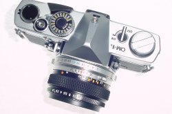 Olympus OM-1N MD 35mm Film SLR Manual Camera with Olympus 50/1.8 Zuiko Lens
