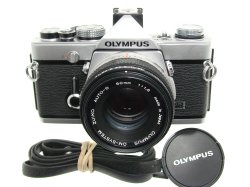 Olympus OM-1N MD 35mm Film SLR Manual Camera with Olympus 50/1.8 Zuiko Lens