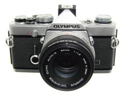 Olympus OM-1N MD 35mm Film SLR Manual Camera with Olympus 50/1.8 Zuiko Lens