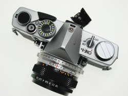 Olympus OM-1N MD 35mm Film SLR Manual Camera with Olympus 50/1.8 Zuiko Lens