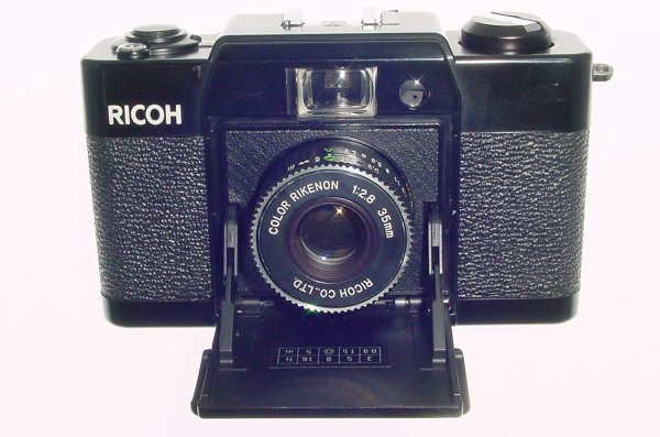 RICOH FF-1 35mm Film Compact Manual Camera Color Rikenon 35/2.8 Lens