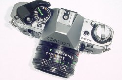 Canon AE-1 Program 35mm SLR Film Manual Camera with Canon 50mm F/1.8 FD Lens