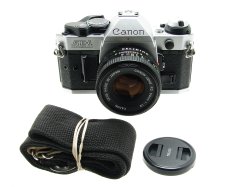 Canon AE-1 Program 35mm SLR Film Manual Camera with 50mm F/1.8 FD Lens