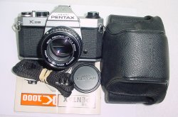 Pentax K1000 35mm Film SLR Manual Camera + Pentax-M 50mm F/1.4 SMC Lens