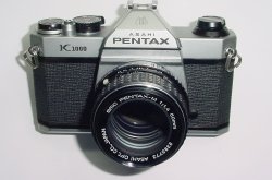 Pentax K1000 35mm Film SLR Manual Camera + Pentax-M 50mm F/1.4 SMC Lens