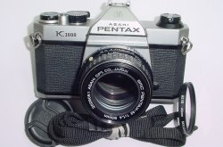 Pentax K1000 35mm Film SLR Manual Camera + Pentax-M 50mm F/1.4 SMC Lens