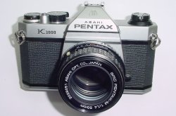 Pentax K1000 35mm Film SLR Manual Camera + Pentax-M 50mm F/1.4 SMC Lens