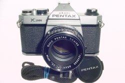 Pentax K1000 35mm Film SLR Manual Camera + Pentax-M 50mm F/1.4 SMC Lens