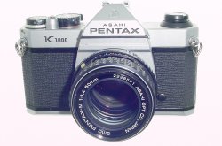 Pentax K1000 35mm Film SLR Manual Camera + Pentax-M 50mm F/1.4 SMC Lens