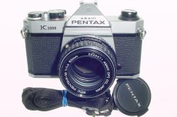 Pentax K1000 35mm Film SLR Manual Camera + Pentax-M 50mm F/1.4 SMC Lens