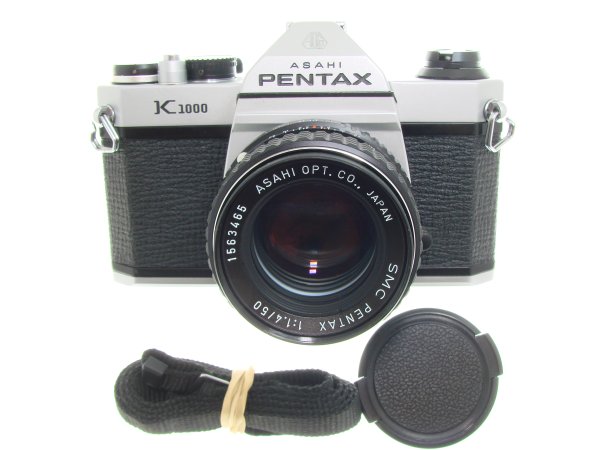 Pentax K1000 35mm Film SLR Manual Camera + Pentax-M 50mm F/1.4 SMC Lens