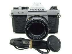 Pentax K1000 35mm Film SLR Manual Camera + Pentax-M 50mm F/1.4 SMC Lens