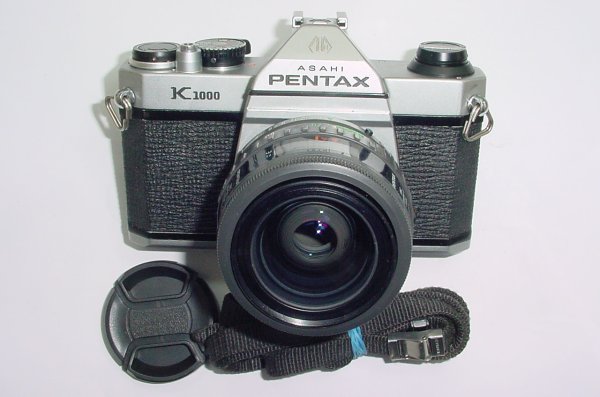 Pentax K1000 35mm Film SLR Manual Camera + Pentax-A 50mm F/1.7 SMC Lens
