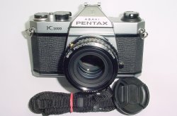 Pentax K1000 35mm Film SLR Manual Camera + Pentax-A 50mm F/1.7 SMC Lens