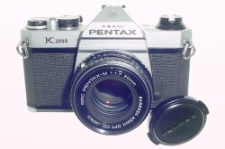 Pentax K1000 35mm Film SLR Manual Camera + Pentax-M 50mm F/1.7 SMC Lens