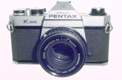Pentax K1000 35mm Film SLR Manual Camera + Pentax-M 50mm F/1.7 SMC Lens