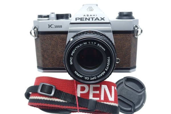 Pentax K1000 35mm Film SLR Manual Camera + Pentax-M 50mm F/1.7 SMC Lens