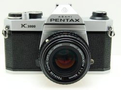 Pentax K1000 35mm Film SLR Manual Camera + Pentax-M 50mm F/1.7 SMC Lens