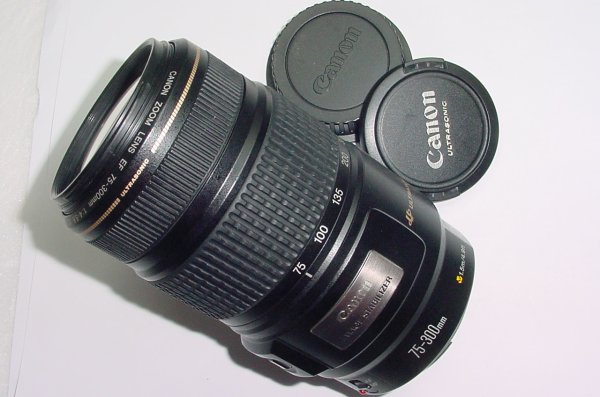 Canon 75-300mm F/4-5.6 IS USM EF Auto Focus Image Stabilizer Zoom Lens