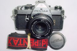 Pentax MX 35mm Film SLR Manual Camera with Pentax-M 50mm F/2 SMC Lens