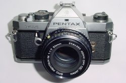 Pentax MX 35mm Film SLR Manual Camera with Pentax-M 50mm F/2 SMC Lens