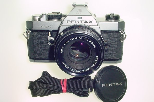 Pentax MX 35mm Film SLR Manual Camera with Pentax-M 50mm F/2 SMC Lens