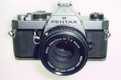 Pentax MX 35mm Film SLR Manual Camera with Pentax-M 50mm F/2 SMC Lens
