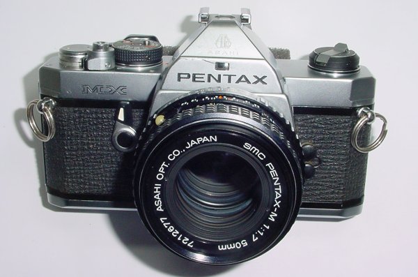 Pentax MX 35mm Film SLR Manual Camera with Pentax-M 50mm F/1.7 SMC Lens
