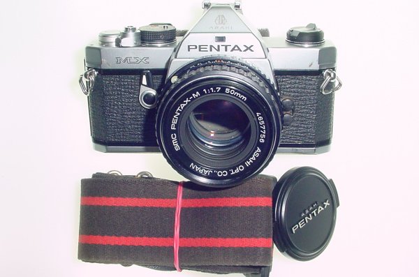 Pentax MX 35mm Film SLR Manual Camera with Pentax-M 50mm F/1.7 SMC Lens