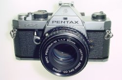 Pentax MX 35mm Film SLR Manual Camera with Pentax-M 50mm F/1.7 SMC Lens