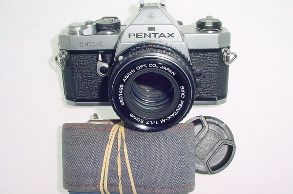 Pentax MX 35mm Film SLR Manual Camera with Pentax-M 50mm F/1.7 SMC Lens
